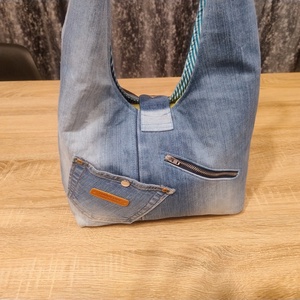 Sacosa umăr Unicat denim - genți și portofele - geantă pentru cumpărături - totebaguri - Artynos.ro