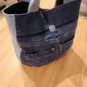 Sacosa denim Inimi - genți și portofele - geantă pentru cumpărături - totebaguri - Artynos.ro