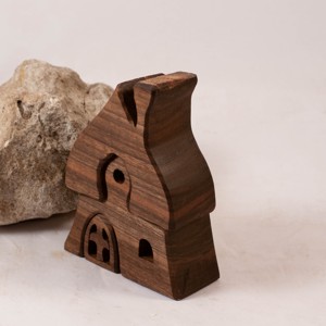  Casă de joacă din lemn, constructor din lemn, puzzle - jucării și echipamente pentru copii - puzzle, jocuri puzzle - puzzle din lemn - Artynos.ro