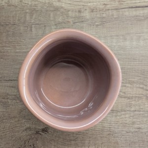 Ghiveci de flori din ceramică cu dungi -  - Artynos.ro