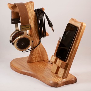 Suport pentru căști și telefon mobil, organizator desktop -  - Artynos.ro
