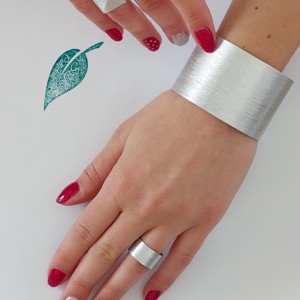 Bratara lustruita din aluminiu frumos lucios, , , ARTYNOS