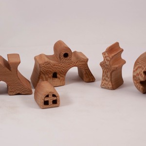  Casă din lemn, constructor din lemn, puzzle jigsaw -  - Artynos.ro
