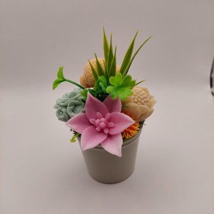 Pot de flori din săpun cu cățeluș -  - Artynos.ro