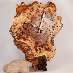Ceas de perete din lemn, ceas din lemn rustic, -  - Artynos.ro
