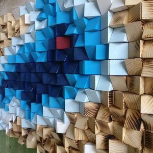 THE TRENCH, tablou 3D din lemn masiv, 60x120cm - casă & stil de viață - accesorii pentru decorat casa - picturi murale - panouri și tablouri, panouri decorative - Artynos.ro