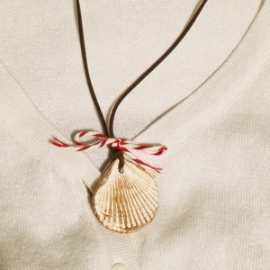 Pandantiv din lut Scoica, Bijuterii, Martisor, , ARTYNOS