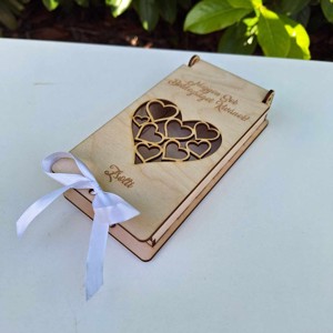  Cutie pentru bani de nuntă/Cutie pentru bilete de loterie Cutie unică - accesorii nuntă - amintiri și cadouri de nuntă - cadou nuntă - cutie de bani - Artynos.ro