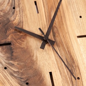 Ceas de perete din lemn, ceas din lemn rustic -  - Artynos.ro
