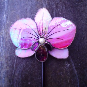 3 Tiffany Orchidea aranjament din flori veșnice - casă & stil de viață - accesorii pentru decorat casa - suport de flori - buchete de flori - Artynos.ro