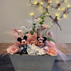 Decorațiuni pentru masă Disney Mickey și Minnie  - casă & stil de viață - decorațiuni de casă - accesorii florale - cutii cu flori - Artynos.ro
