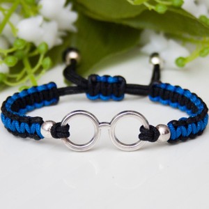 Bratara macramé impletita - Harry Potter albastru/negru, , , ARTYNOS
