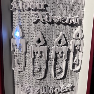 Familie cu doi copii si inscriptie carte sculptura, Casa & Stil de viata, Accesorii pentru decorat casa, Decoratiuni de masa si decoratiuni pentru rafturi , Sculptura de carte, carte pliata, , ARTYNOS