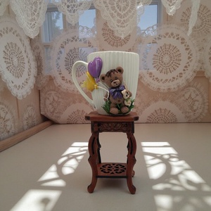 Cana Ursulețului Sărbătorit, Casă & Stil de viață, Accesorii pentru echipamente de bucătărie, Accesorii de servire, Căni, Obiecte pictate, Ceramică, ARTYNOS