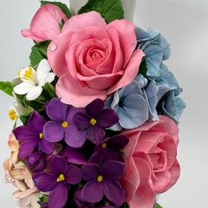 Vaza ceramica cu flori de primavara - casă & stil de viață - decorațiuni de casă - accesorii florale - vaze - Artynos.ro