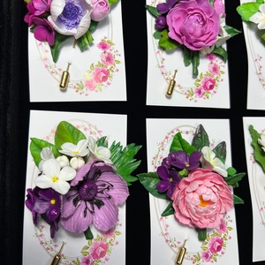 Mărțișoare unicat � flori modelate cu suflet - bijuterii - mărțișor - Artynos.ro