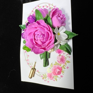 Mărțișoare unicat � flori modelate cu suflet - bijuterii - mărțișor - Artynos.ro