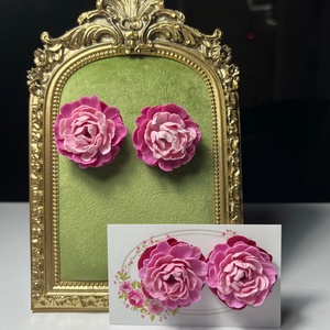 Cercei bujori - bijuterii - cercei - cercei cu figurine - Artynos.ro