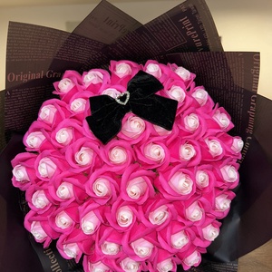 Buchet Black and Pink - casă & stil de viață - accesorii pentru decorat casa - suport de flori - buchete de flori - Artynos.ro