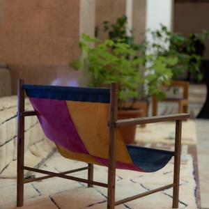 Scaun OG cu șezut din piele - casă & stil de viață - mobilier artizanal - fotolii - Artynos.ro