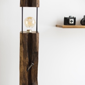 Lampadar cu bec Edison, Casa & Stil de viata, Lampi si corpuri de iluminat, Lampi de podea, Prelucrarea lemnului, ARTYNOS