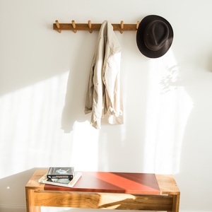 Băncuță cu șezut din piele - casă & stil de viață - mobilier artizanal - bănci - Artynos.ro