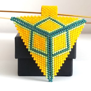 Pandantiv peyote viu colorat -  - Artynos.ro