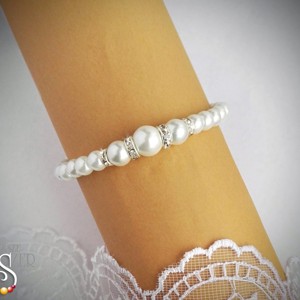 Bratara cu margele Rondelle, , , Bratara decorata cu rondeluri de strasuri. Margele de 10, 8 si 6 mm. Realizata pe masura, disponibi..., ARTYNOS