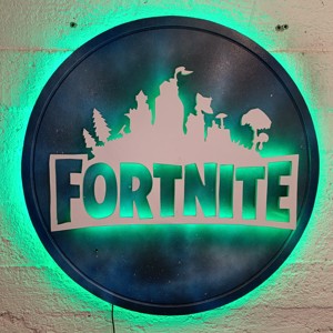 Fortnite - perete mural iluminat -  - Artynos.ro