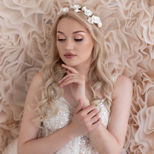 Martina florale accesorii de păr bentiță de mireasă -  - Artynos.ro