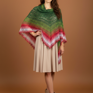 Șal croșetat  - îmbrăcăminte și modă - eșarfe, pălării, fularuri - bandă pentru cap - Artynos.ro