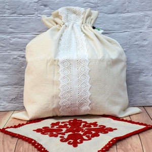 Sac captusit pentru paine 4kg, nowaste, ecologic, rustic (marimea XL) sau wetbag - geantă și husă - geantă pentru cumpărături - pungă de pâine - Artynos.ro