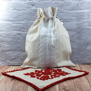 Sac captusit pentru paine 3kg, nowaste, ecologic, rustic (marimea L) sau wetbag - geantă și husă - geantă pentru cumpărături - pungă de pâine - Artynos.ro