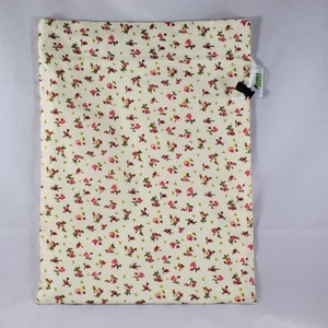 Sac captusit pentru paine 2kg, nowaste, ecologic, floricele rosii (marimea M) sau wetbag - geantă și husă - geantă pentru cumpărături - pungă de pâine - Artynos.ro
