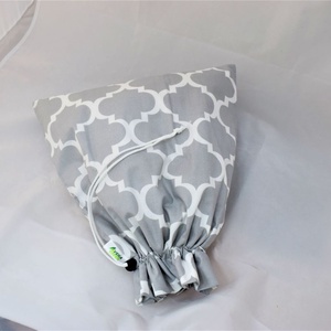 Sac captusit pentru paine 3kg, nowaste, ecologic, Maroc gri (marimea L) sau wetbag - geantă și husă - geantă pentru cumpărături - pungă de pâine - Artynos.ro