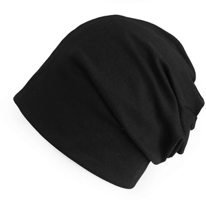 Caciula din bumbac, unisex, negru, Îmbrăcăminte și modă, Eșarfe, pălării, fularuri, Căciulă, Cusătură, ARTYNOS