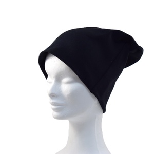 Caciula din bumbac, unisex, negru - îmbrăcăminte și modă - eșarfe, pălării, fularuri - căciulă - Artynos.ro