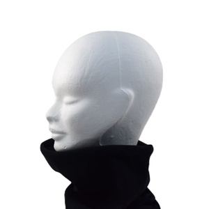 Fular circular din bumbac, unisex, negru, Îmbrăcăminte și modă, Eșarfe, pălării, fularuri, Căciulă, Cusătură, ARTYNOS