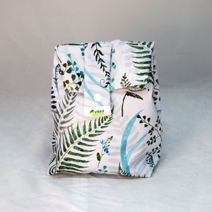 Sandvis-bag, lunchbag mare, ecologic, nowaste, ferigi, Geantă și husă, Cutie de prânz, Pungă și cutie de prânz, Cusătură, ARTYNOS