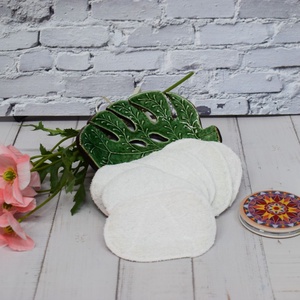 Pernite/dischete demachiante reutilizabiledin bumbac, zero waste, set 7 buc - baie și frumusețe - accesorii pentru îngrijirea feței - disc curățare a feței - Artynos.ro
