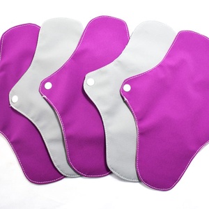 Absorbant intim lavabil din bumbac, regular, diferite modele, 23 cm -5 buc - baie și frumusețe - accesorii de igienă intimă - absorbant igienic - Artynos.ro