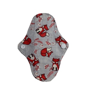 Absorbant intim lavabil din bumbac, zilnic, panty, vulpite, 14 cm, 1 buc - baie și frumusețe - accesorii de igienă intimă - absorbant igienic - Artynos.ro
