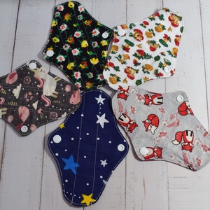 Absorbant intim lavabil din bumbac, zilnic, panty, vulpite, 14 cm, 1 buc - baie și frumusețe - accesorii de igienă intimă - absorbant igienic - Artynos.ro