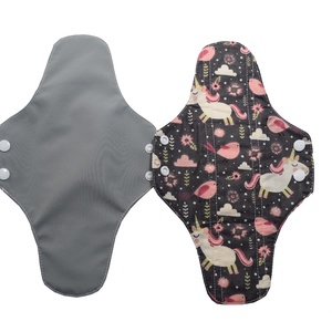 Absorbant intim lavabil din bumbac, super, de noapte, unicorn, 29 cm, 1 buc, Baie și Frumusețe, Accesorii de igienă intimă, Absorbant igienic, Cusătură, ARTYNOS