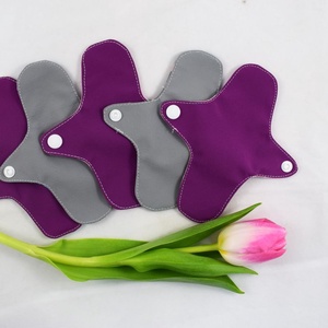 Absorbant intim lavabil din bumbac, zilnic, panty, mini, diferite modele, 14 cm, 5 buc - baie și frumusețe - accesorii de igienă intimă - absorbant igienic - Artynos.ro