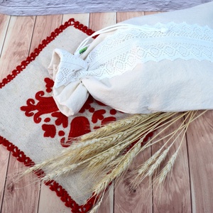 Sac captusit pentru paine 1kg, nowaste, ecologic, rustic (marimea S) sau wetbag - genți și portofele - geantă pentru cumpărături - săculeț de pâine - Artynos.ro