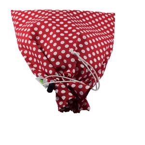 Sac pentru paine 3kg, nowaste, ecologic, rosu cu buline (marimea L)sau wetbag - genți și portofele - geantă pentru cumpărături - săculeț de pâine - Artynos.ro