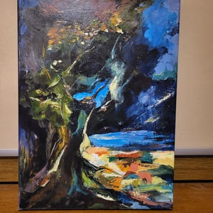 Refugiu - arte vizuale și accesorii  - picturi - pictură acrilică - Artynos.ro