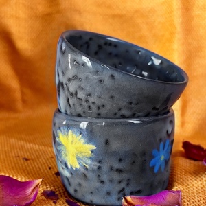 Cana ceramica, Casa & Stil de viata, Echipamente de bucatarie, Accesorii de servire, Cani, Ceramica, Cana ceramica handmade. Capacitate 150 ml. Rezistenta la apa, food safe, se poate spala la masina d..., ARTYNOS