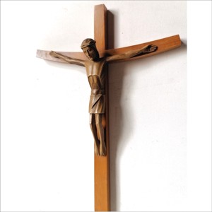 Crucifixul lui Iisus, statuie modernă frumoasă și mare, 38 cm - casă & stil de viață - accesorii religioase - cruce - Artynos.ro